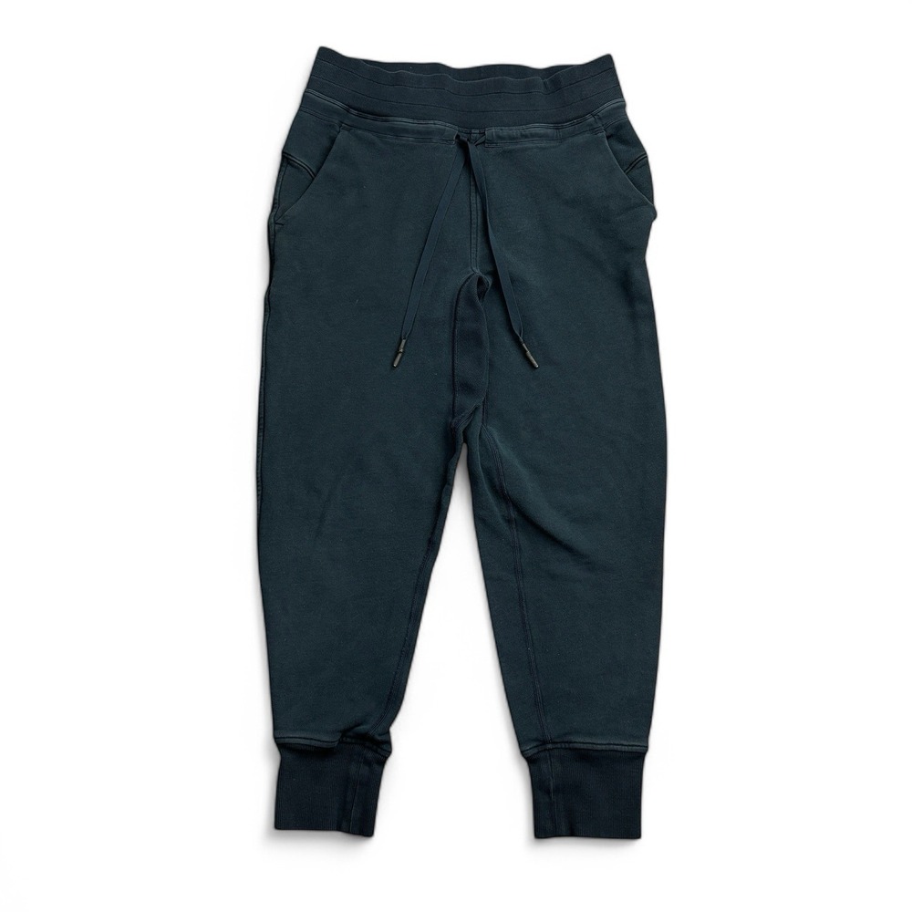 Lululemon Press Pause Jogger II Womens 6 Black‎ Sweatpants 25.5" Inseam Gym Yoga